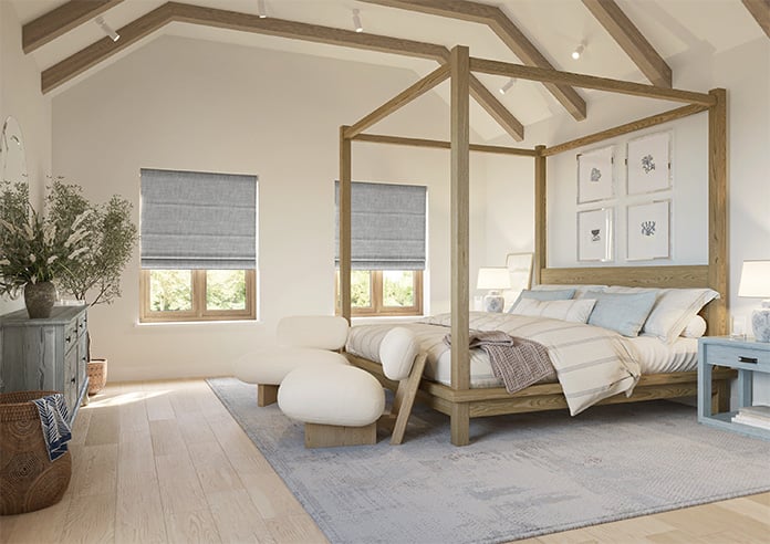 Kildare, Flint - Motorised Roman Blind - Image 6